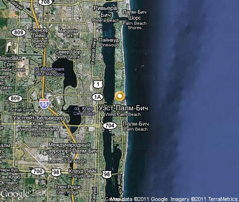 map: Palm Beach