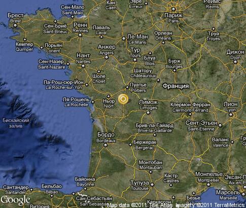 map: Poitou-Charentes