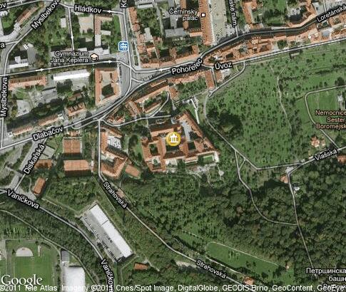 map: Strahov Monastery