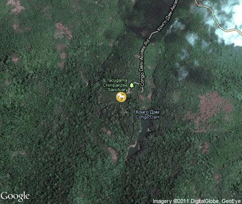 map: Tacugama Chimpanzee Sanctuary