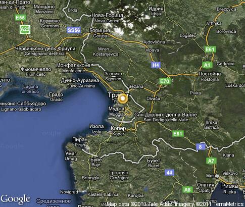 map: Triest