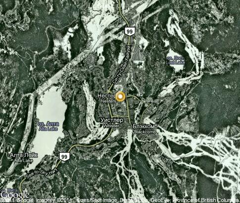 map: Whistler