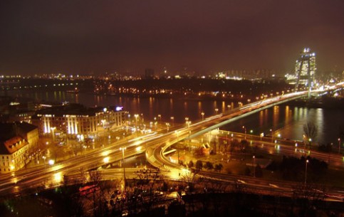 The cityscape of Bratislava is characterized by medieval towers and grandiose 20th century buildings