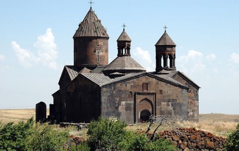 The significant religious and cultural center of medieval Armenia - Noravank monastery complex is the unique monument of architecture of XIII-XIV centuries