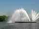 Fountain at Komsomol Lake