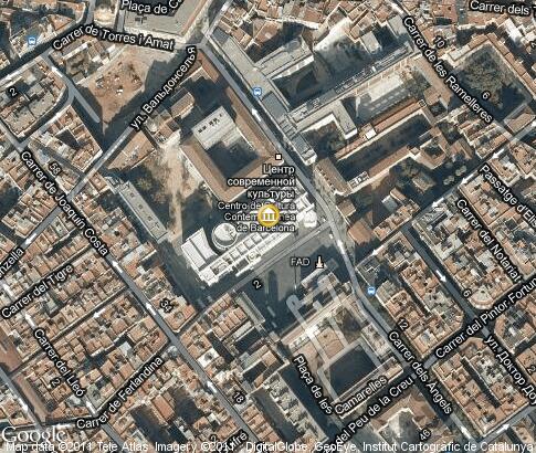 地图: Barcelona Museum of Contemporary Art