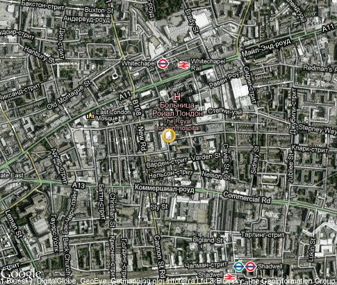 map: Barts & The London - School of Medicine & Dentistry