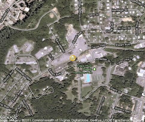 map: Beckley Exhibition Coal Mine