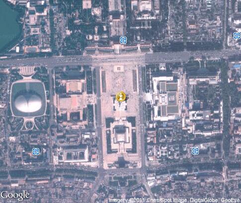 map: Tiananmen Square