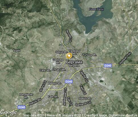 map: Bergama