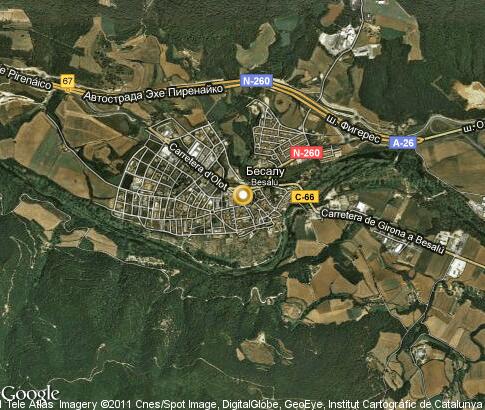 map: Besalú