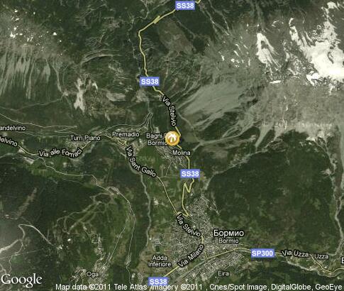 map: Bormio, SPA resort