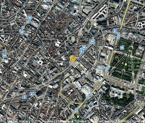 map: Brussels Summer Festival