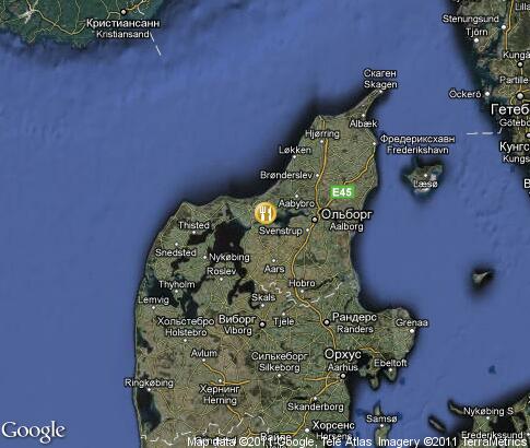 map: Denmark, Foodstuffs