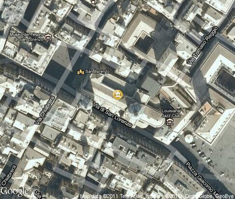 map: Genoa Cathedral