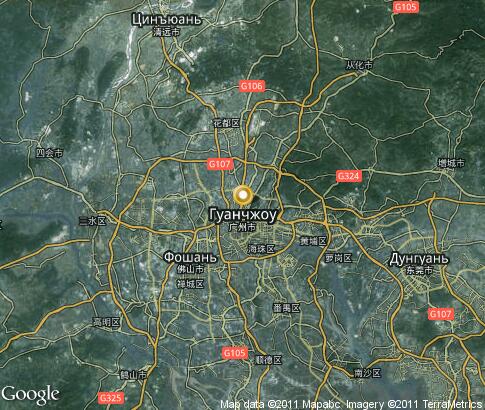 map: Guangzhou