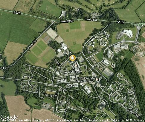 map: Keele University