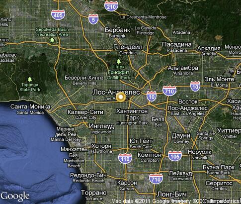 地图: 洛杉矶