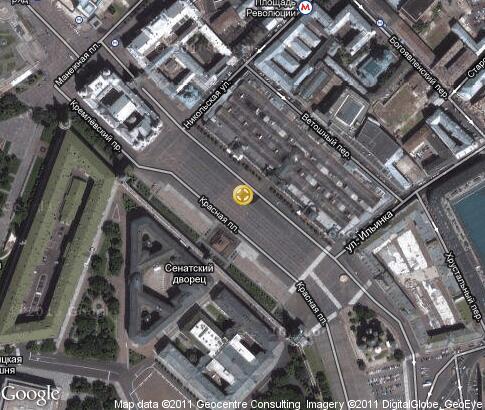 map: Red Square Moscow