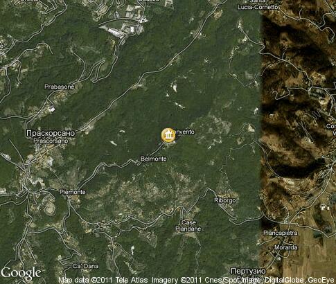 map: Sacro Monte di Belmonte
