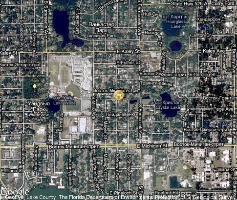 map: Shopping in Orlando