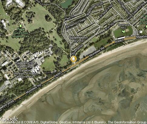 map: Swansea University