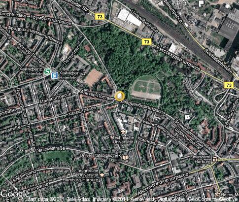 map: Technische Universität Hamburg-Harburg