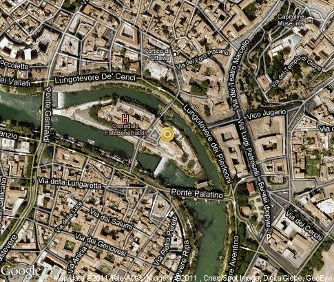 map: Tiber Island