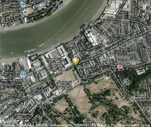 map: University of Greenwich