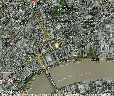 map: University of London - King’s College London