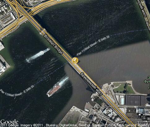 map: Brooklyn Bridge