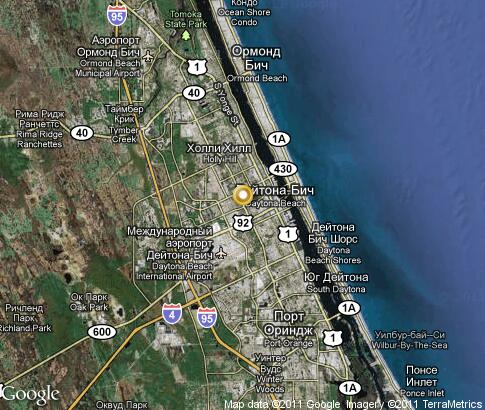 map: Daytona Beach